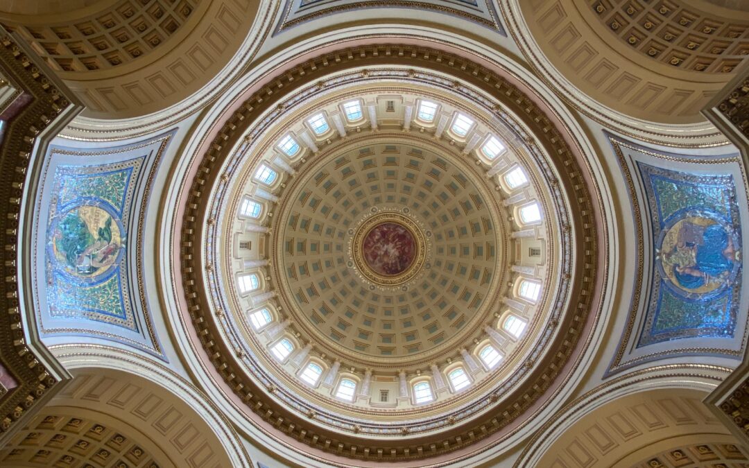 Ceiling of Wisconsin Capitol building