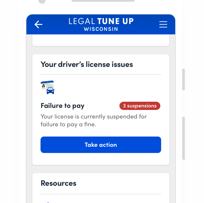 LIFT Wisconsin™ Launches Driver’s License Reinstatement Tool